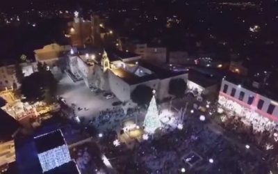 Christmas Tree light Ceremony Live from Manger Square