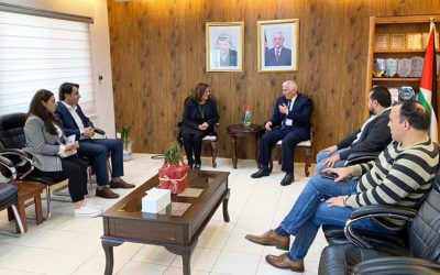 Meeting with Governor of Bethlehem