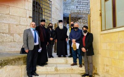 Meeting with Head of Orthodox Church in Bethlehem