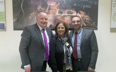 Meeting Mr. Miller, member of Wales Parliament